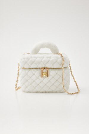 【WEB限定】フェイクファーバニティーバッグ