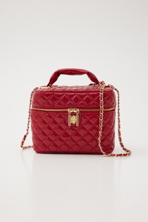 エナメルバニティーバッグ