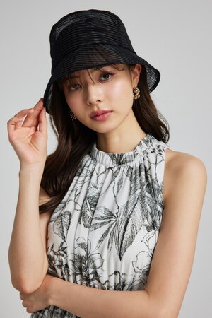 シアーメッシュバケットハット