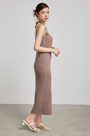 ベアSETサスペンダーKnit OP