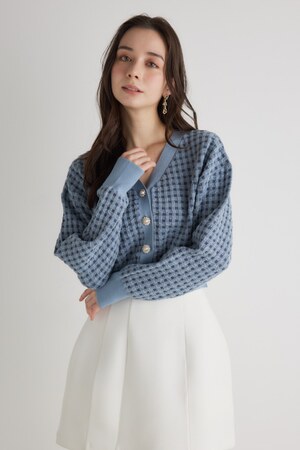 バンピーチェックKnitCD TOP