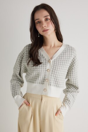 バンピーチェックKnitCD TOP