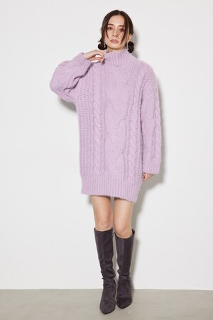 ケーブルデザインknit ミニ OP