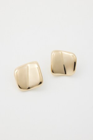 スクエアフォールドピアス