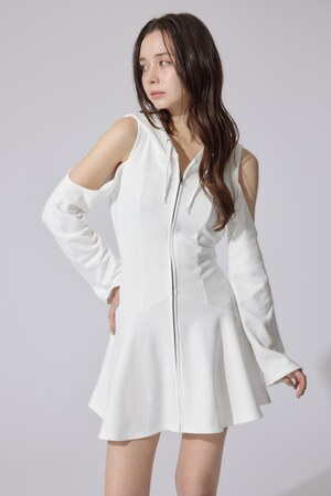 フードマーメイドワンピース