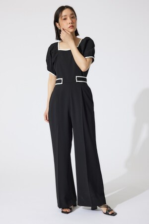 バイカラーロンパース