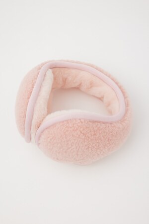 カナダ ふわふわエコファー耳当て&シュシュプレゼント♡パステル