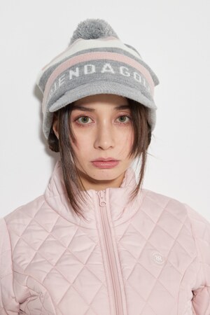 【RIENDA GOLF】ボンボンロゴKnit キャップ
