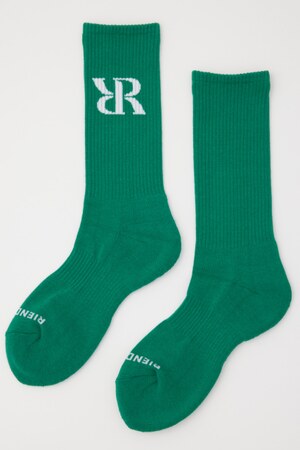 【RIENDA GOLF】Rロゴリブソックス