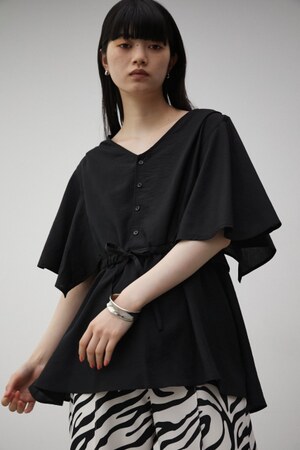 AZUL BY MOUSSY | FLARE SLEEVE PEPLUM BLOUSE (シャツ・ブラウス 