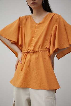 AZUL BY MOUSSY | FLARE SLEEVE PEPLUM BLOUSE (シャツ・ブラウス 