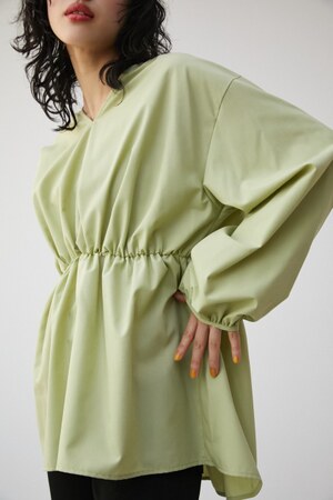 AZUL BY MOUSSY | 2WAY BALLOON SLEEVE PEPLUM BL (シャツ・ブラウス  