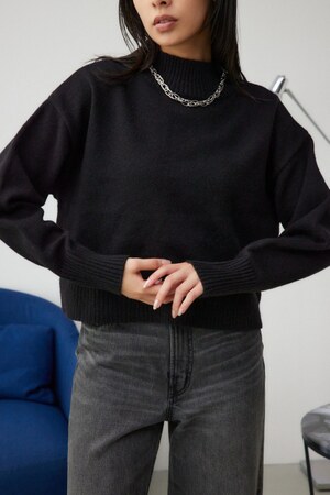 ハイネックアソートカラーニットプルオーバー