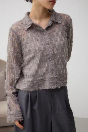 フェザーチュールシャツ