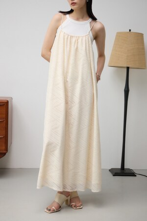 レースホルターネックキャミワンピース