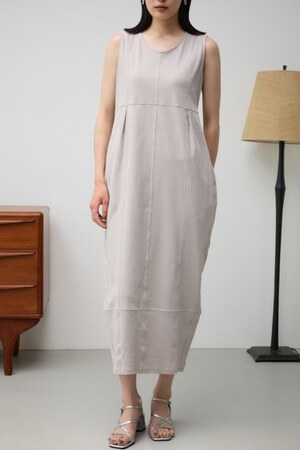 ステッチデザインコクーンカットワンピース