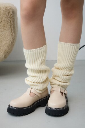 MOUSSY | RIB LOOSE レッグウォーマー (その他ファッション雑貨