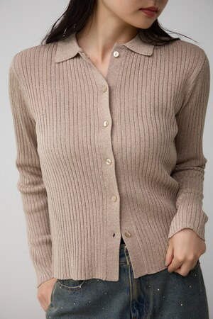 ポロエリラメニット