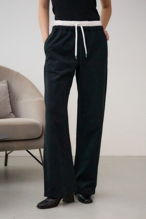 ダブルウエストスウェットパンツ