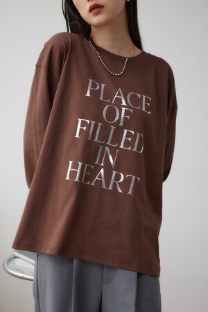 ハクプリントロングスリーブTシャツ