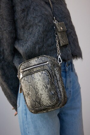 3Dポケットスクエアショルダーバッグ