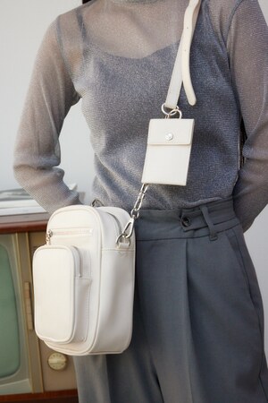 3Dポケットスクエアショルダーバッグ