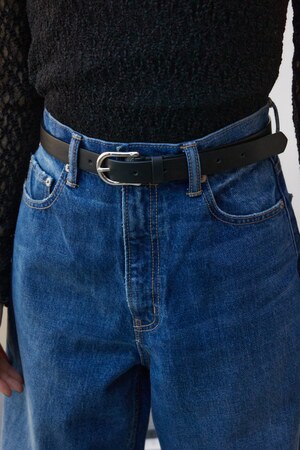 フェイクレザープレーンベルト