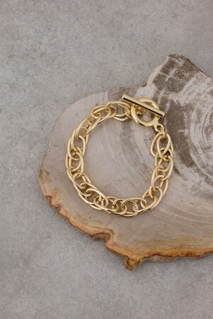 ボリュームチェーンブレスレット