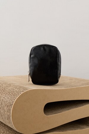 メタリックフェイクレザーミニポーチ