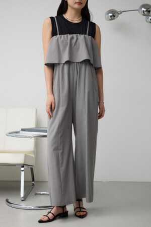 レイヤードデザインサロペット