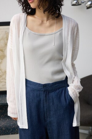 カットトッパーカーディガン