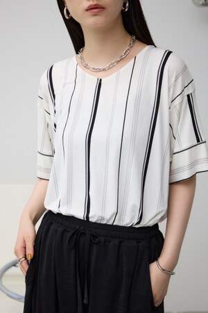 T/Fシャーベットバックギャザートップス