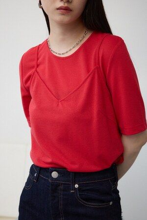 ラメカットビスチェセットトップス