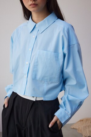 ショートキリカエシャツ