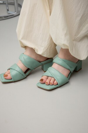 ツイストダブルベルトサンダル