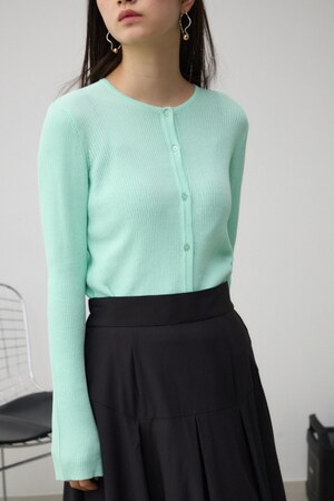 シアーニットカーディガン