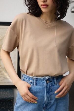 シルケットライクTシャツ