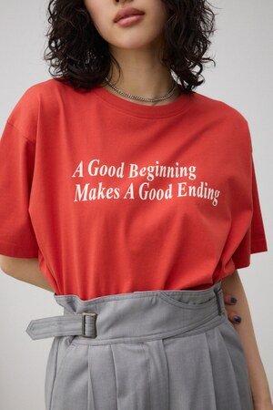 プリントロゴTシャツ