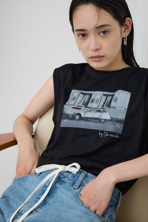 シアースラブノースリーブTシャツ