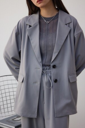 ソフトタッチルーズテーラードジャケット