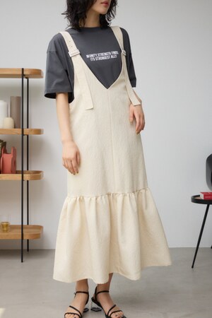 ジャガードジャンパードレス