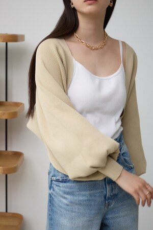 ショートニットボレロ