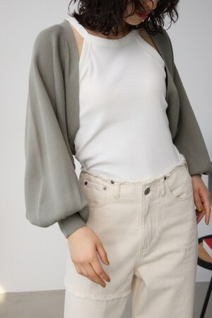 ショートニットボレロ