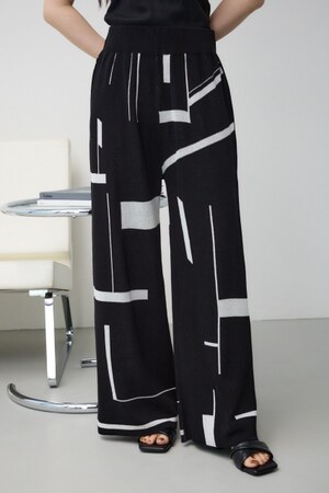 ニットワイドパンツ