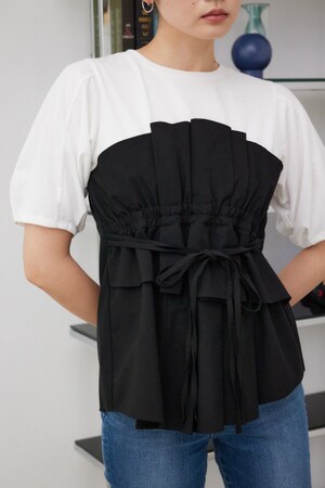 ビスチェレイヤードトップス