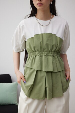 ビスチェレイヤードトップス