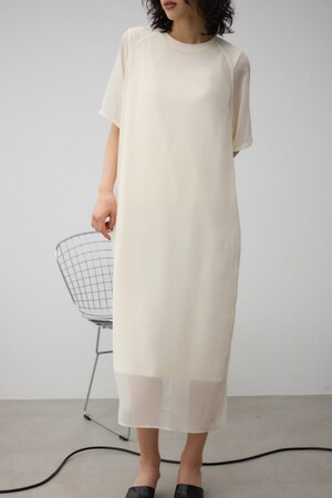 リバーシブルシアーレイヤードワンピ