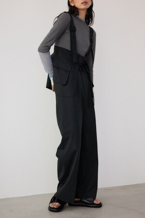 【PLUS】ビスチェジレレイヤードパンツ