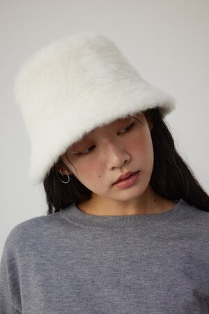 シャギーバケットハット