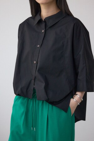 タックヘムコクーンシャツ